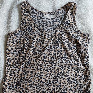 Women's leopard tank top